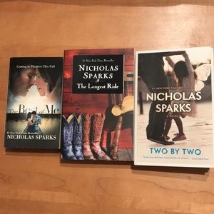 3 Nicholas Sparks books